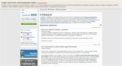 Desktop Screenshot of e-dukacja.pl