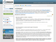 Tablet Screenshot of e-dukacja.pl